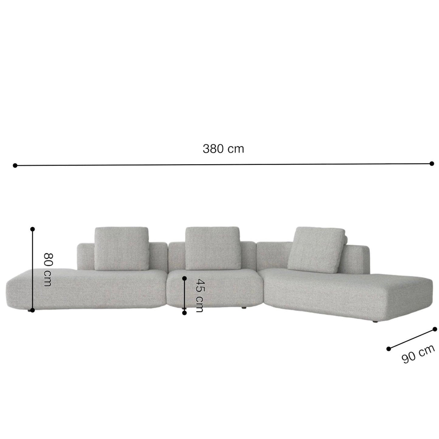 Home Atelier Kai Sectional Curve Sofa