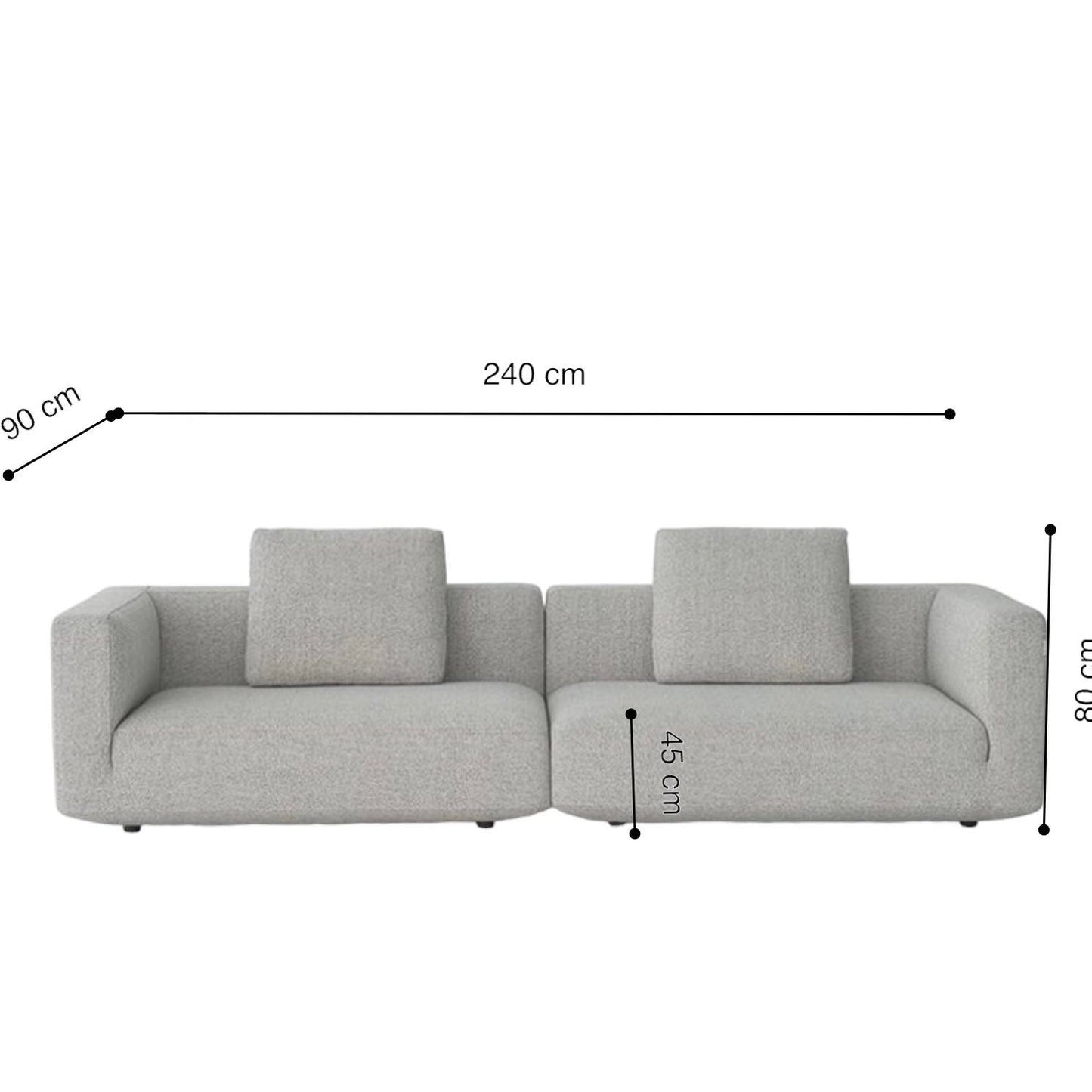 Home Atelier Kai Sectional Curve Sofa