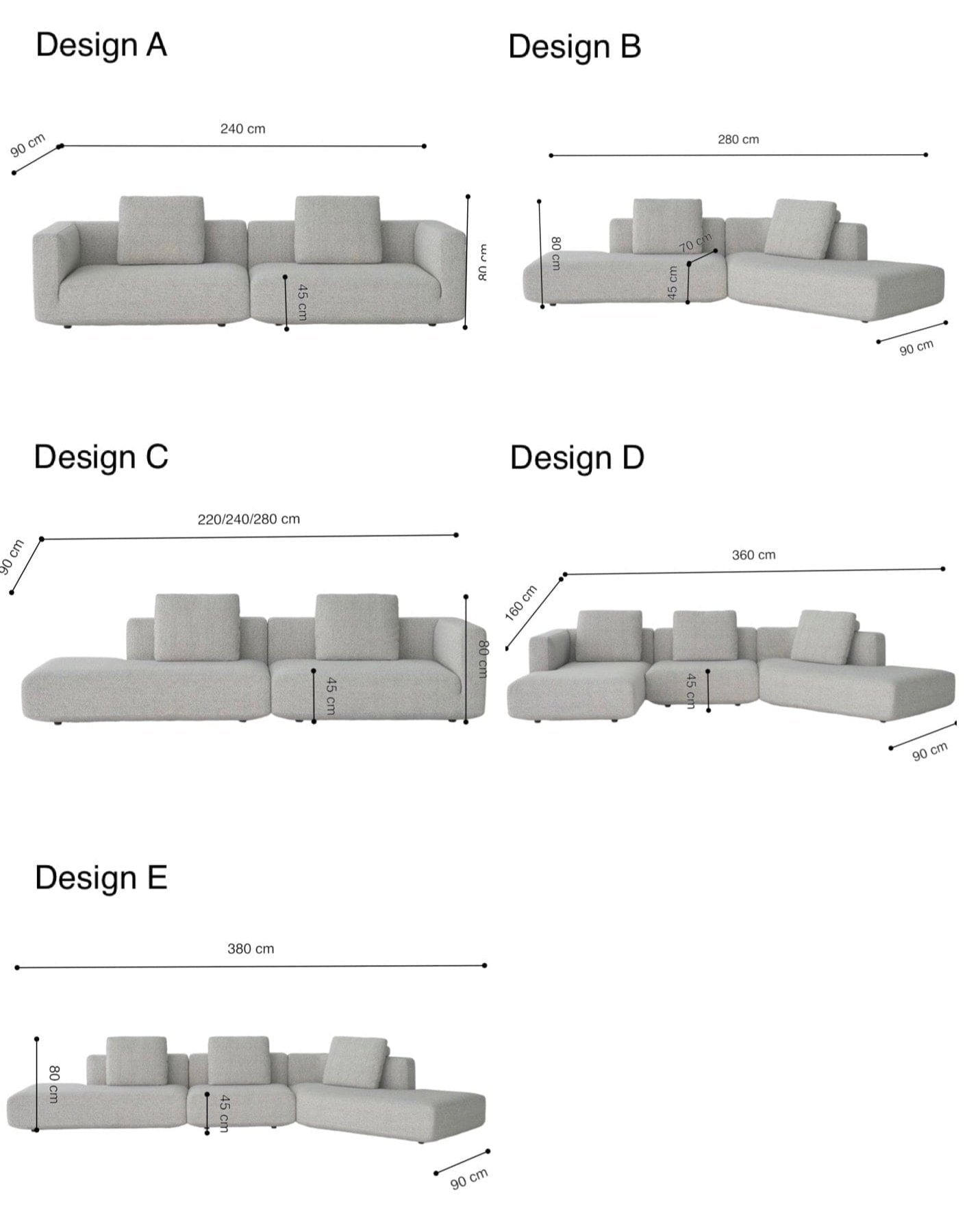 Home Atelier Kai Sectional Curve Sofa