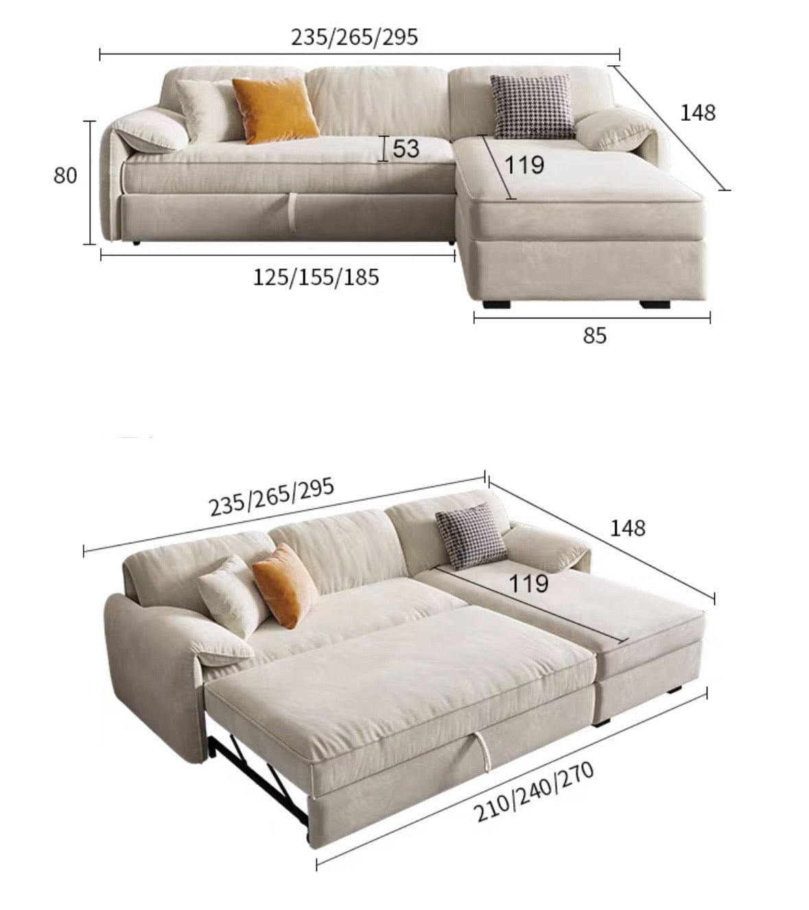 Home Atelier Kanita Scratch Resistant Sofa Bed