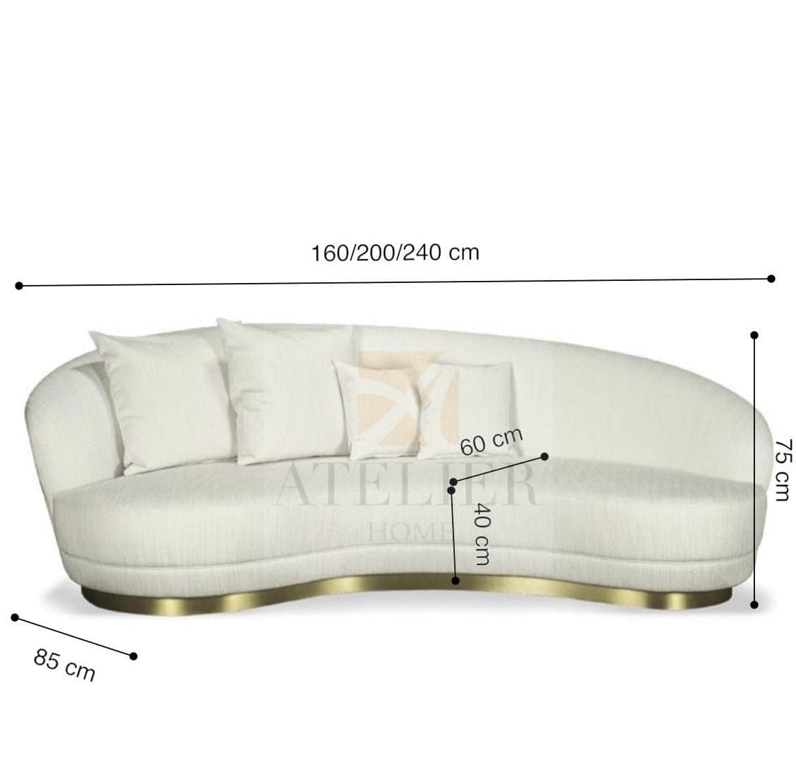 Home Atelier Kara Curve Sofa