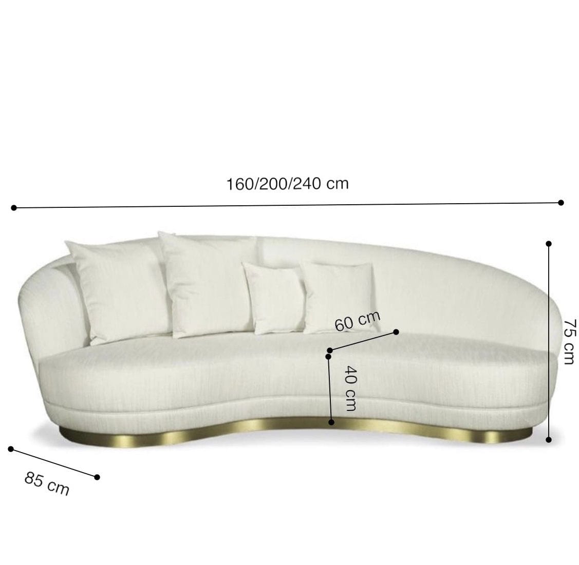 Home Atelier Kara Curve Sofa