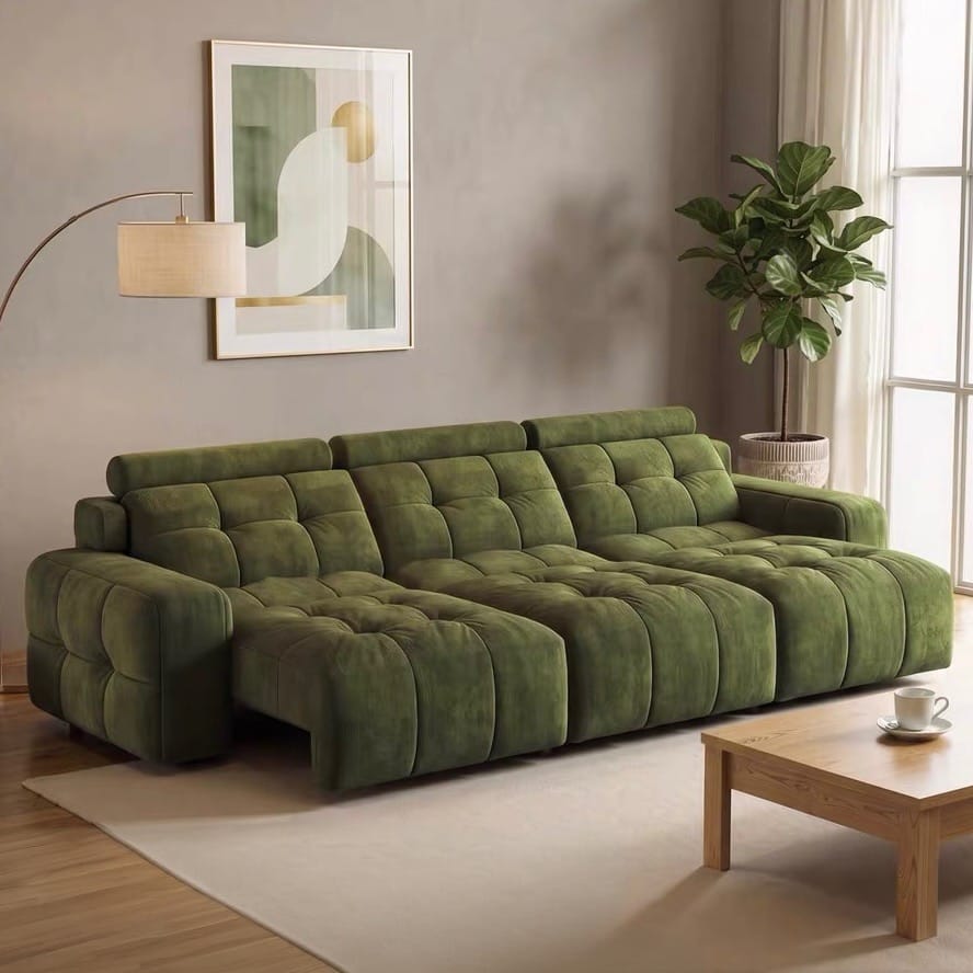 Home Atelier Kaven Scratch Resistant Electric Extendable Sofa Bed