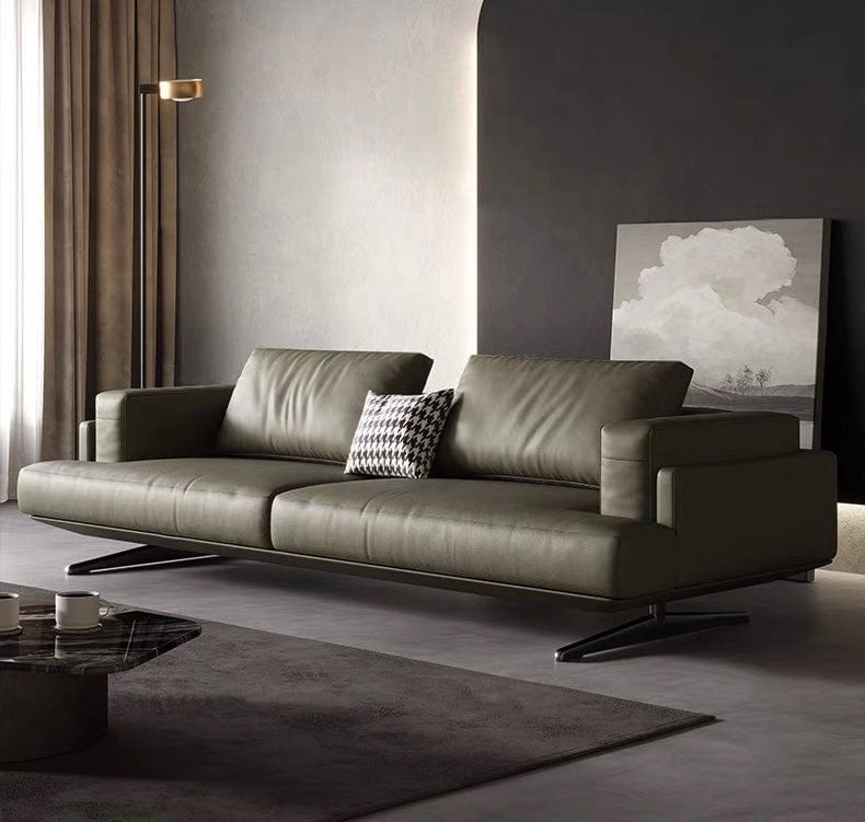 Home Atelier Kaysen Genuine Cowhide Leather Sofa