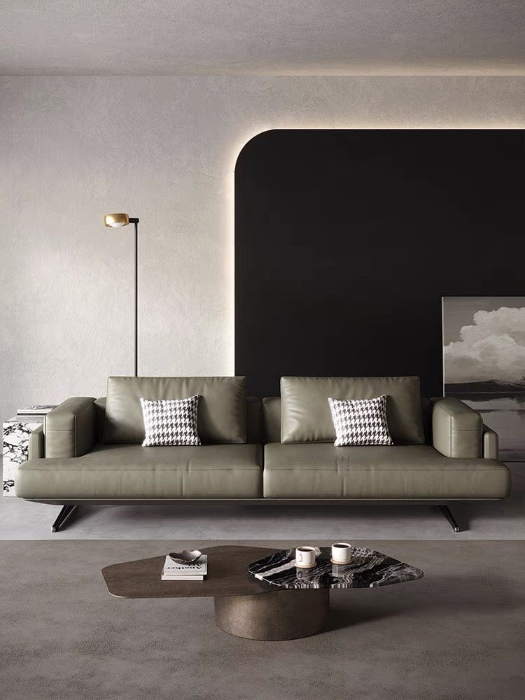 Home Atelier Kaysen Genuine Cowhide Leather Sofa