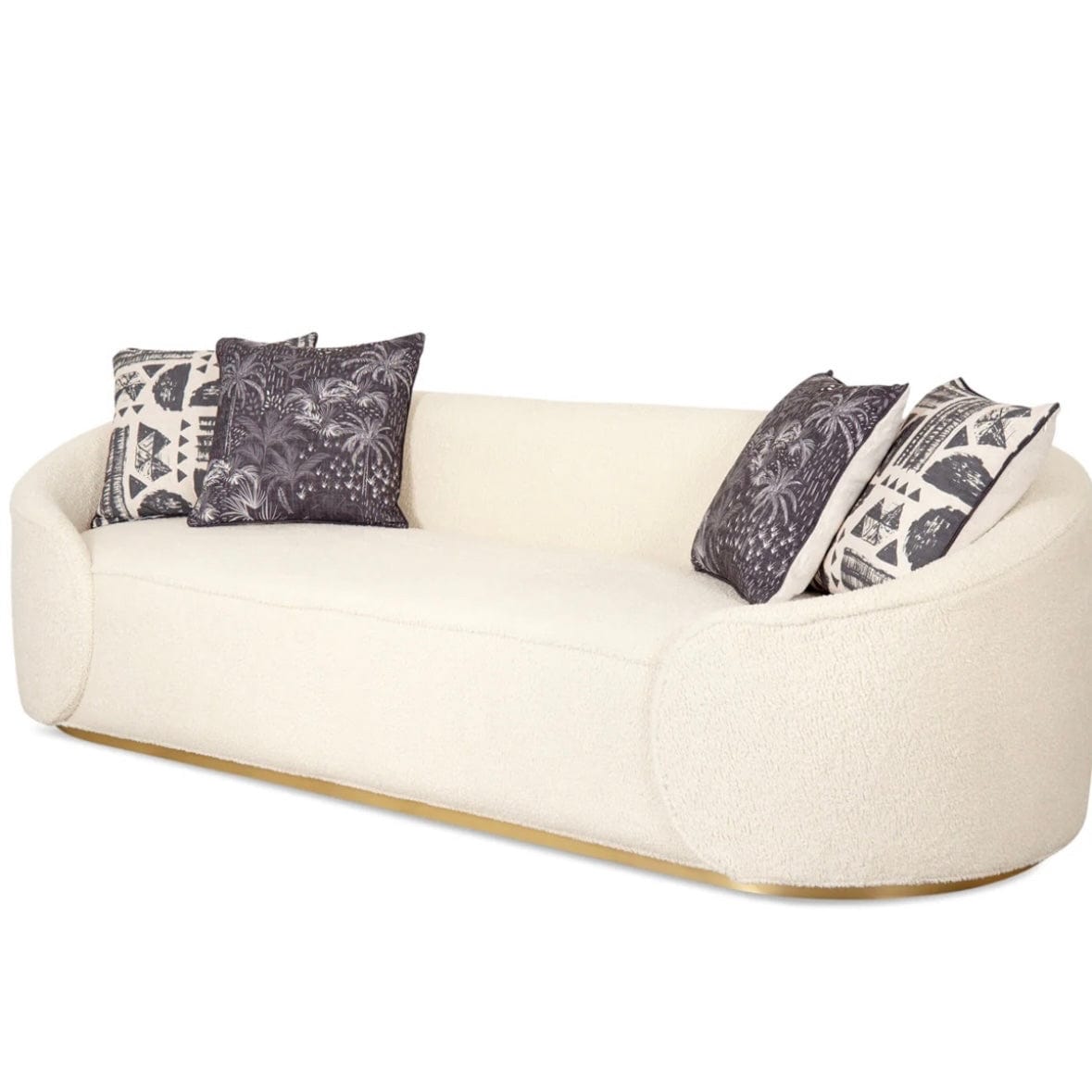 Home Atelier Kent Boucle Curve Sofa