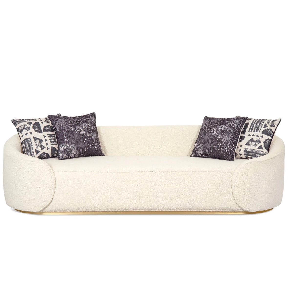 Home Atelier Kent Boucle Curve Sofa