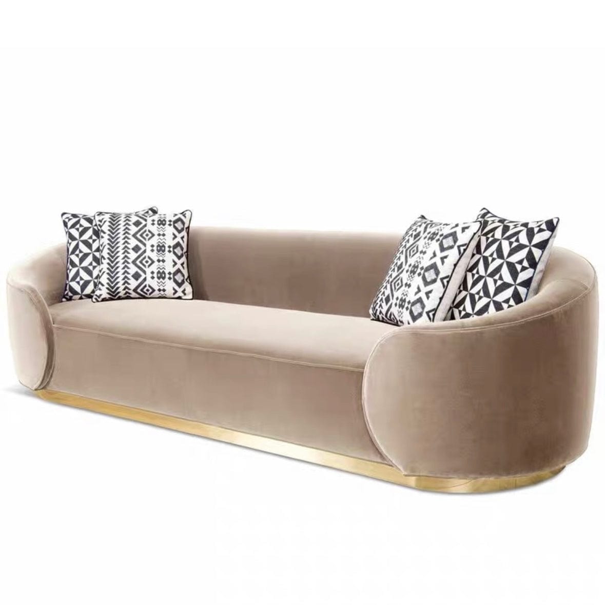 Home Atelier Kent Boucle Curve Sofa