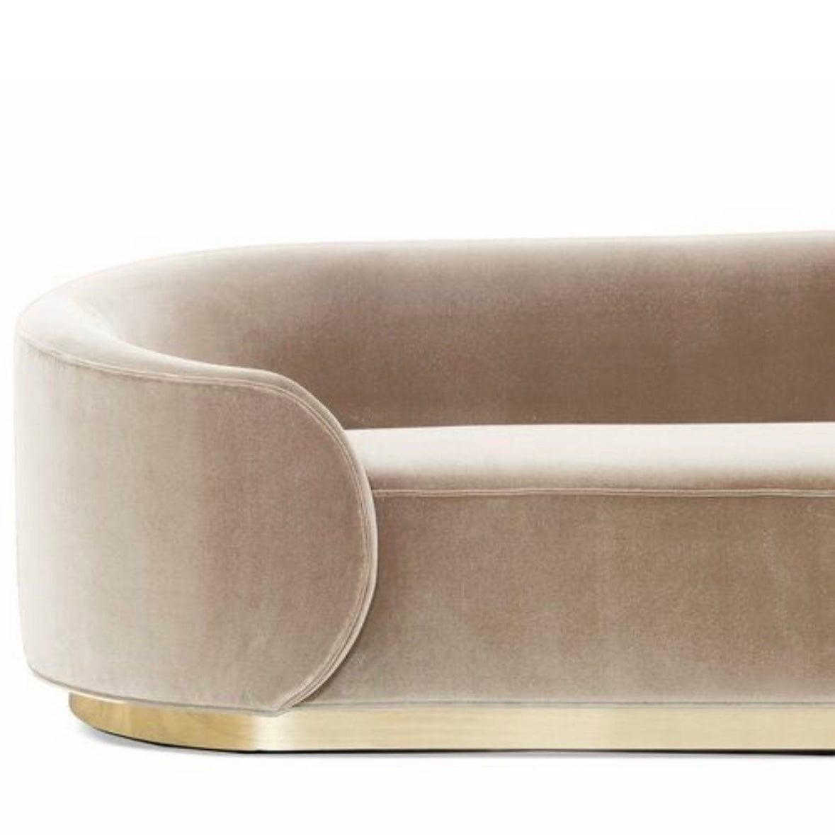 Home Atelier Kent Boucle Curve Sofa