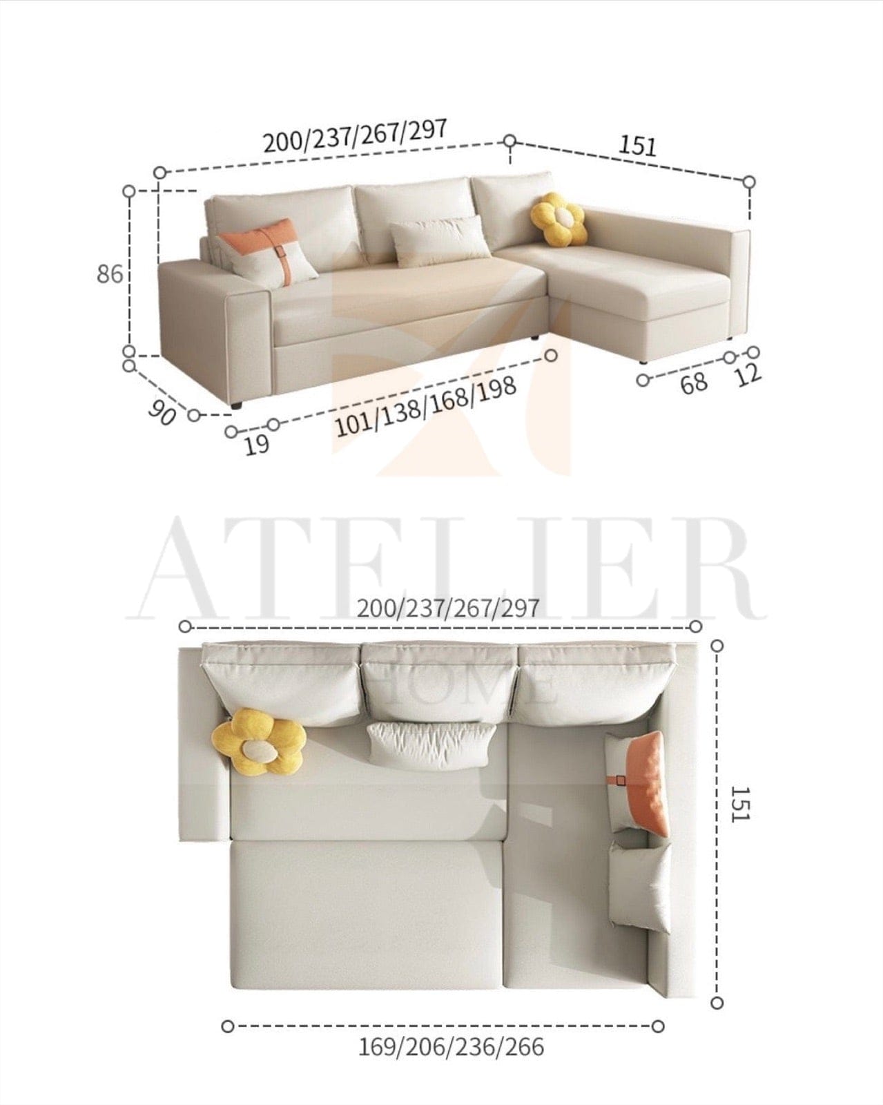 Home Atelier Kyla Sofa Bed