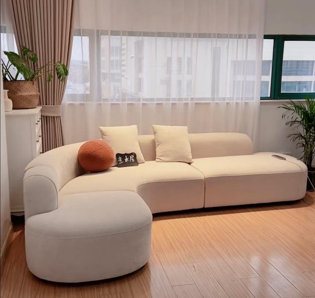 Home Atelier Lacos Performance Boucle Curve Sofa