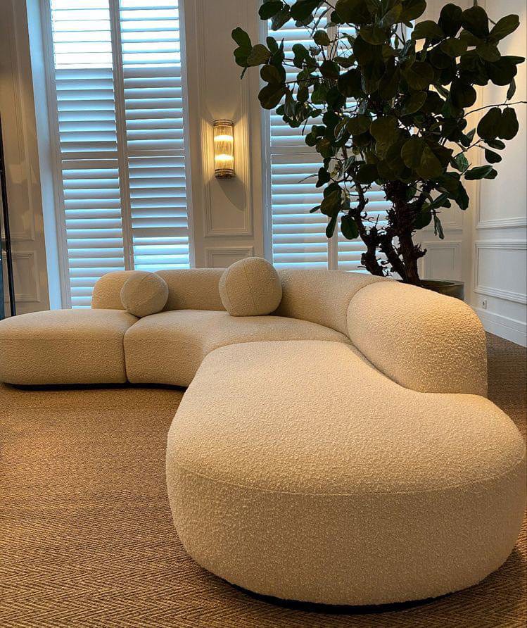 Home Atelier Lacos Performance Boucle Curve Sofa