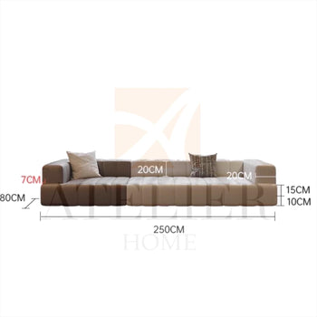 Home Atelier Lara Scratch Resistant Customise Bay Window Sofa