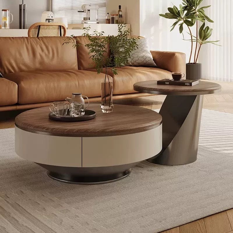 Home Atelier Larry Round Coffee Table Set
