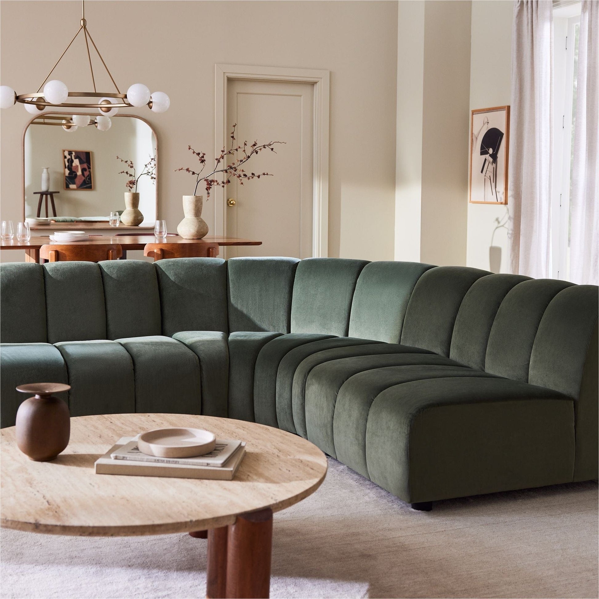 Home Atelier Lasalle Sectional Curve Sofa