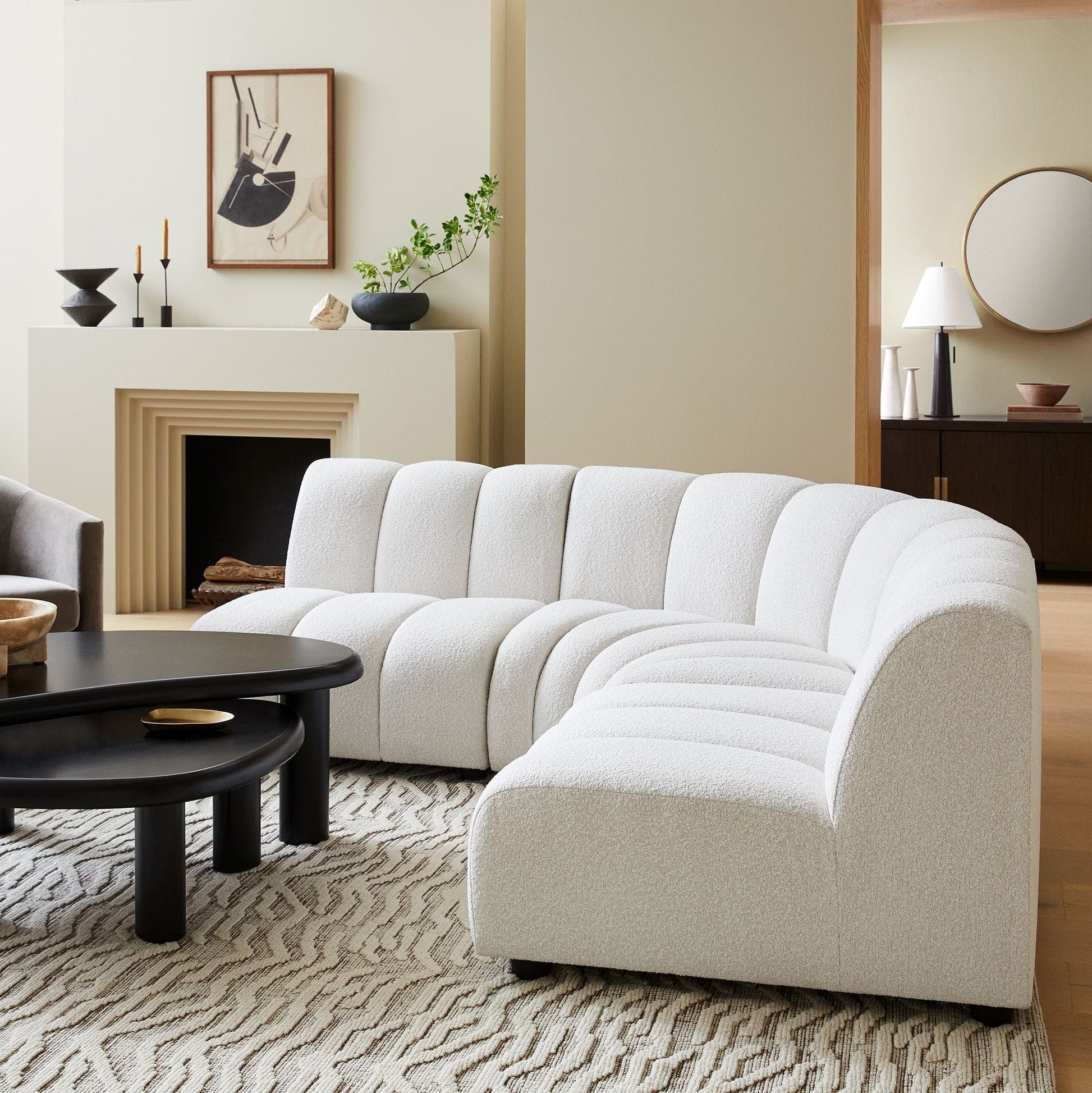 Home Atelier Lasalle Sectional Curve Sofa