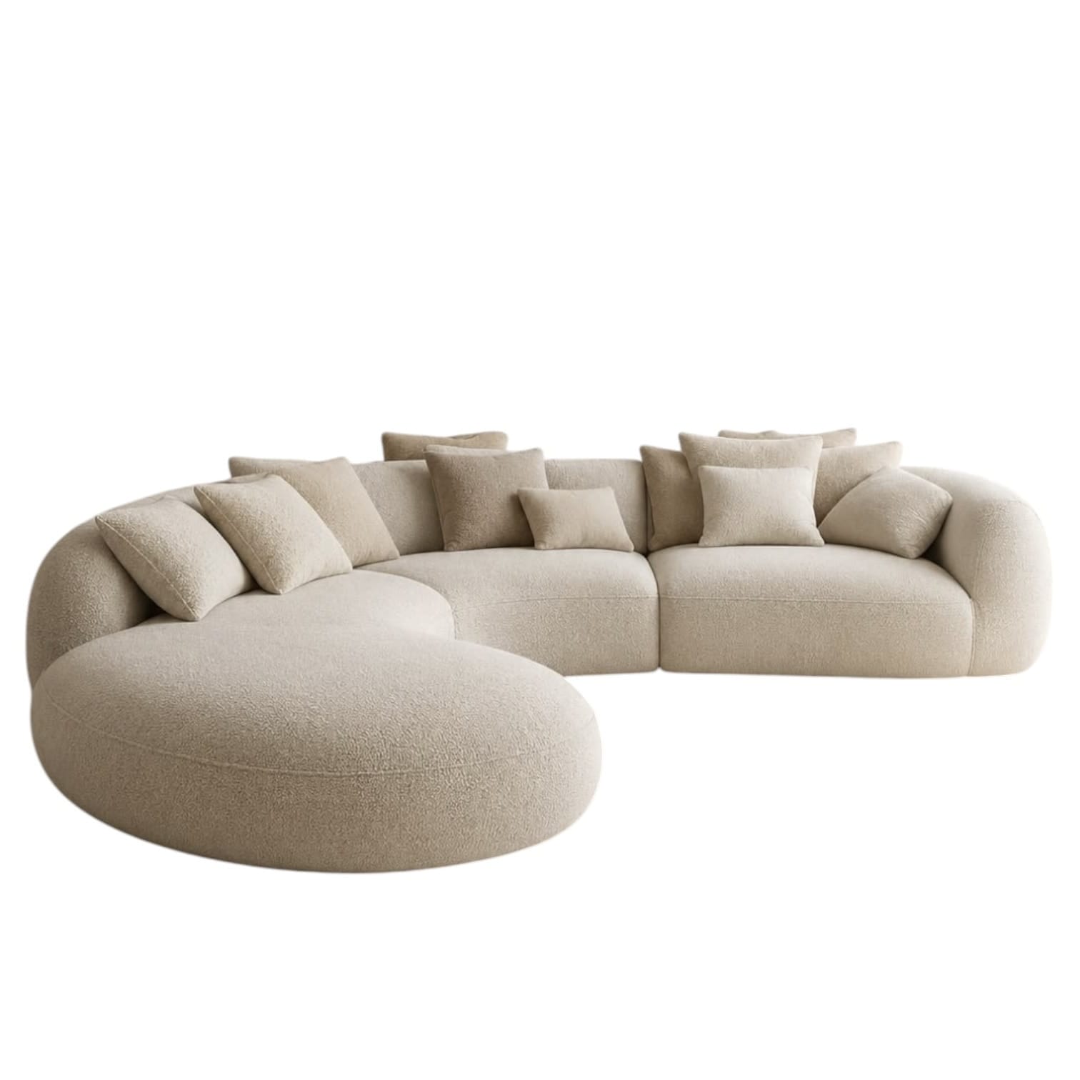 Home Atelier Lauren Performance Boucle Curve Sofa