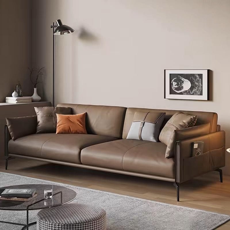 Home Atelier Laurent Genuine Cowhide Leather Sofa