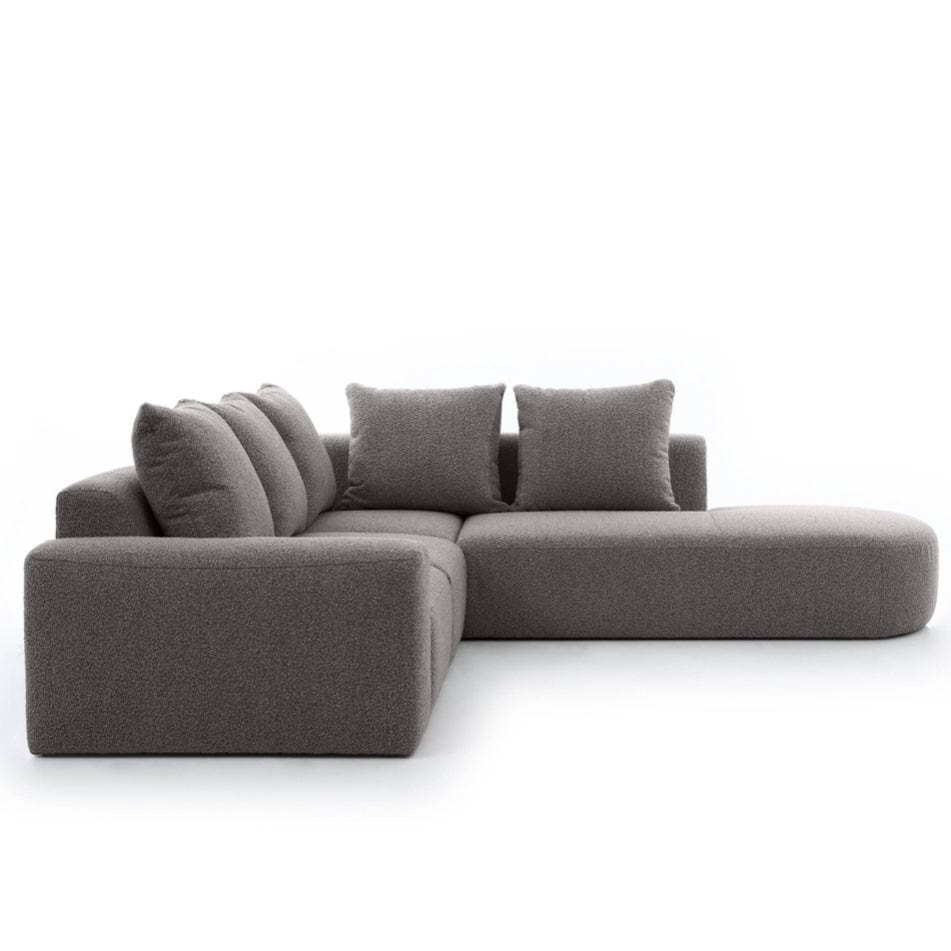 Home Atelier Laurent Scratch Resistant Sectional Sofa with Channel Tuftings