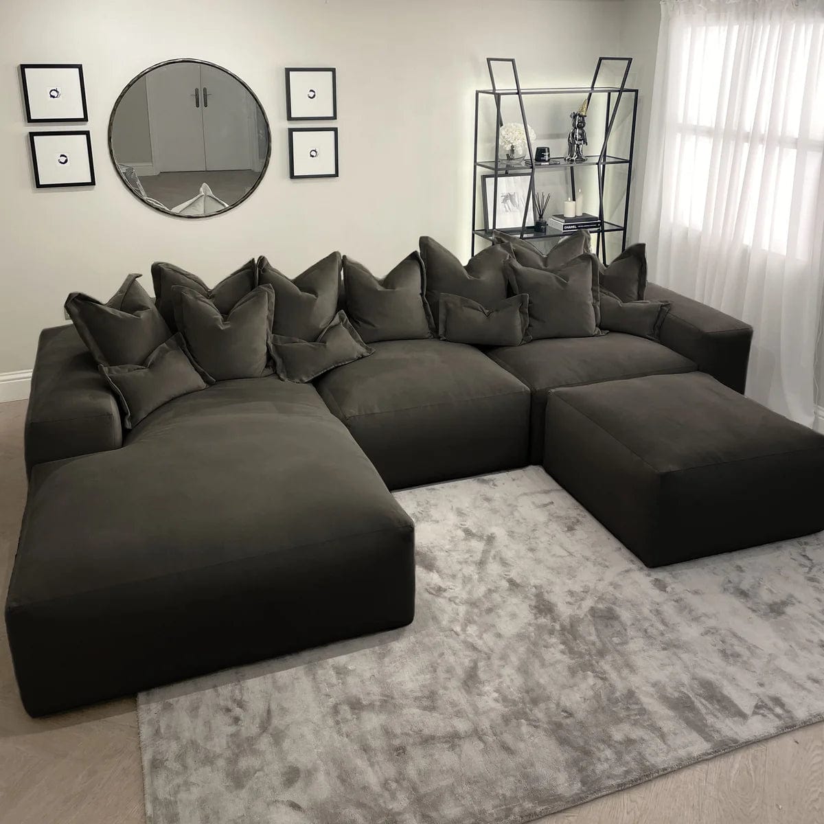 Home Atelier Leedon Scratch Resistant Curve Sofa