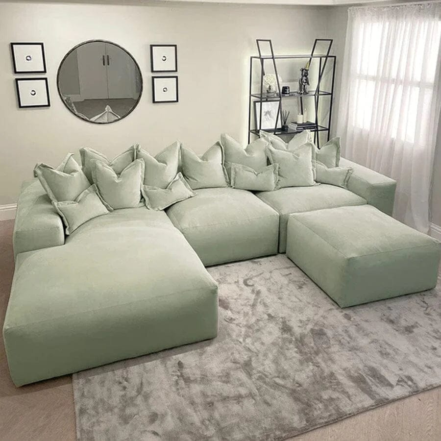 Home Atelier Leedon Scratch Resistant Curve Sofa