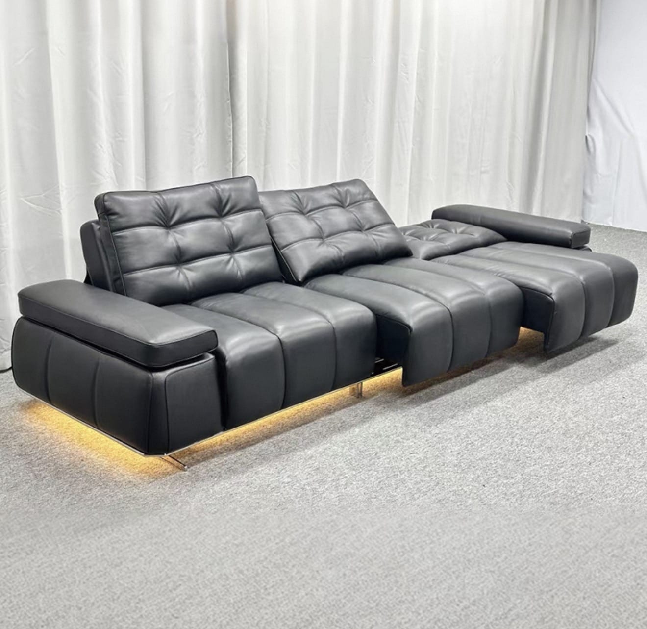 Home Atelier Length 300cm (3 Electric Chair) Dendrick Scratch Resistant Electric Extendable Sofa Bed (Copy)
