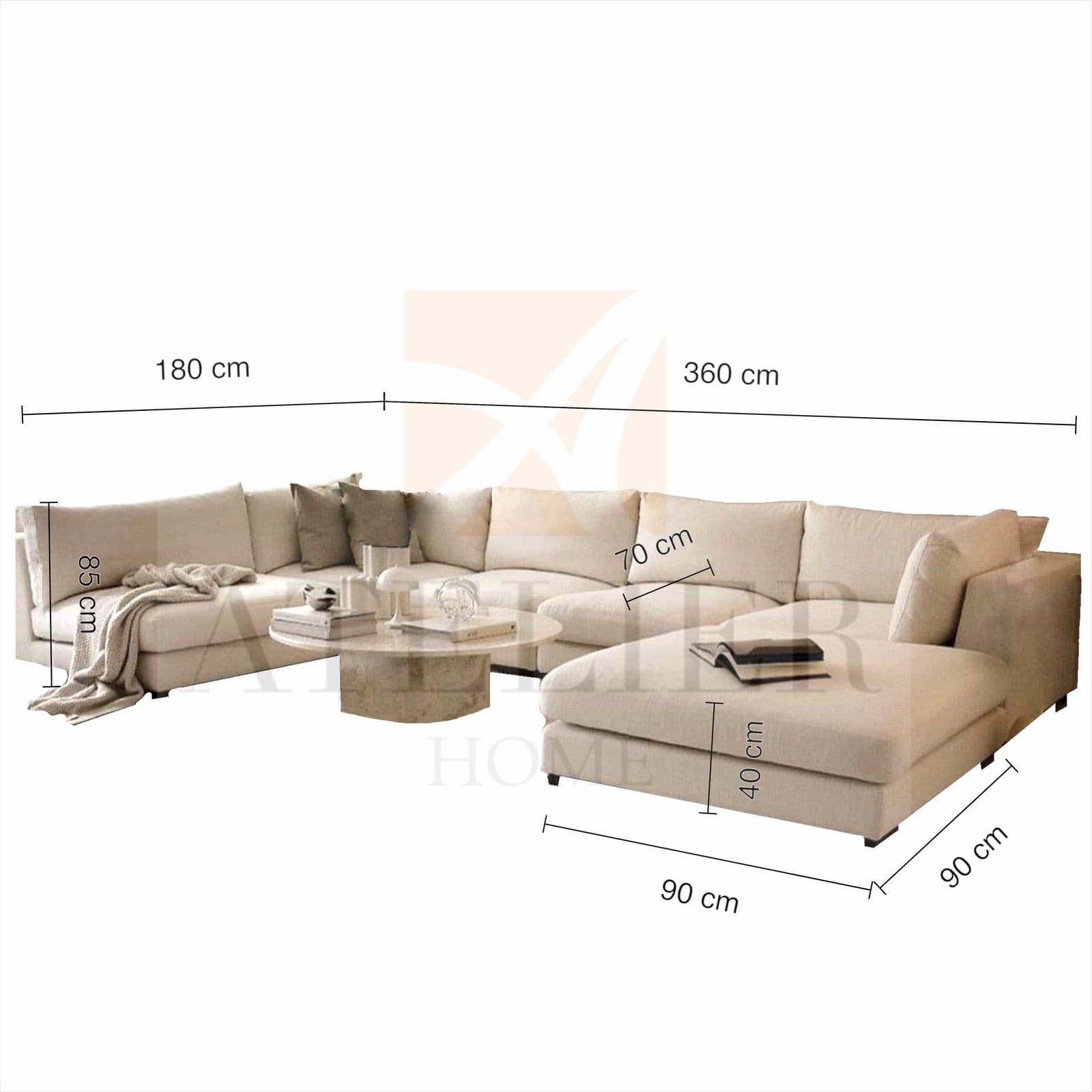 Home Atelier Lera Sectional Sofa
