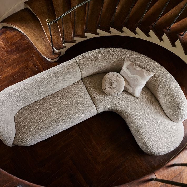 Home Atelier Letizia Sectional Curve Sofa