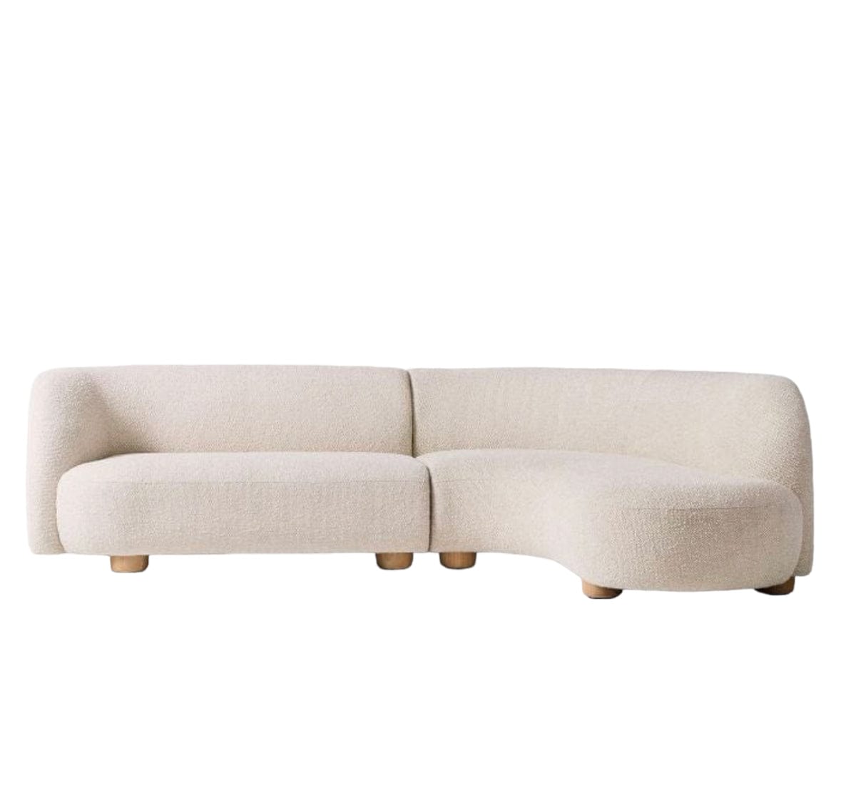 Letizia Sectional Curve Sofa Home Atelier