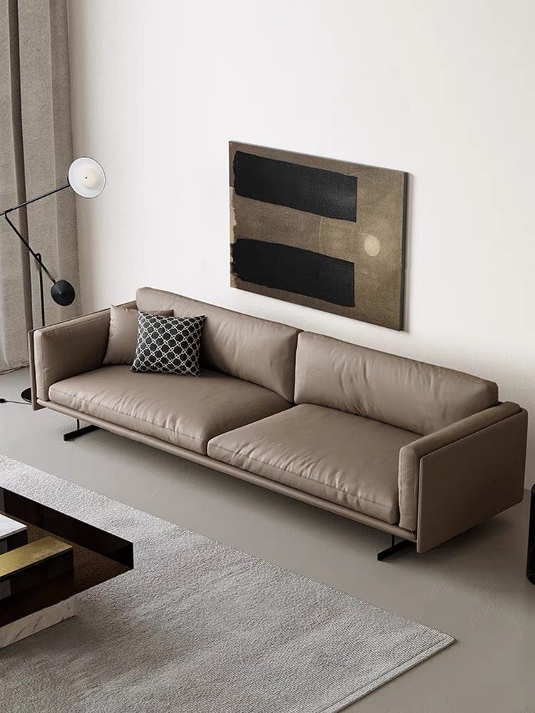 Home Atelier Lewin Genuine Cowhide Leather Sofa