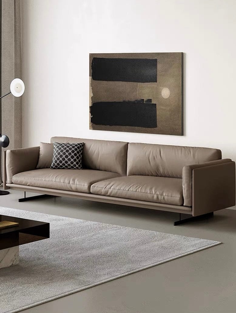 Home Atelier Lewin Genuine Cowhide Leather Sofa