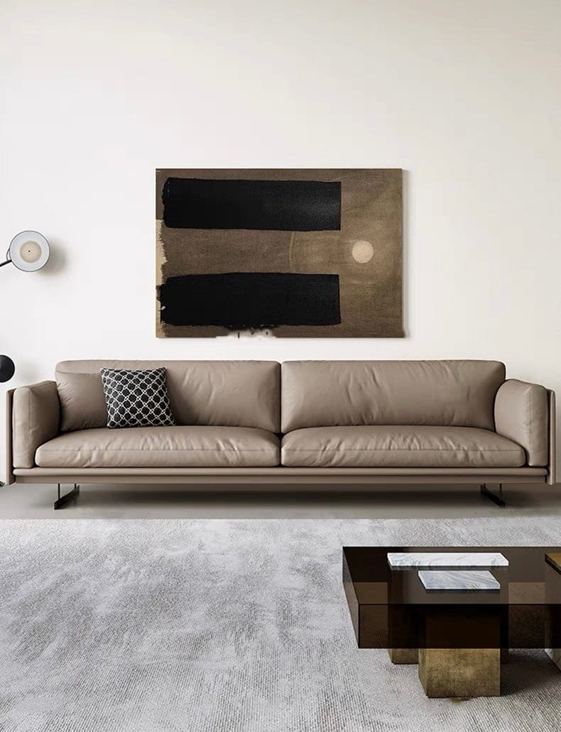 Home Atelier Lewin Genuine Cowhide Leather Sofa