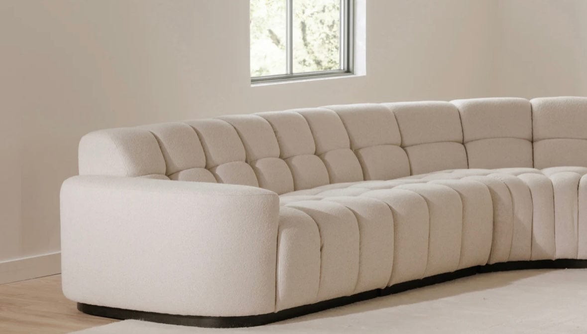 Home Atelier Lewis Boucle Side Chaise Sofa