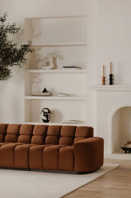Home Atelier Lewis Boucle Side Chaise Sofa