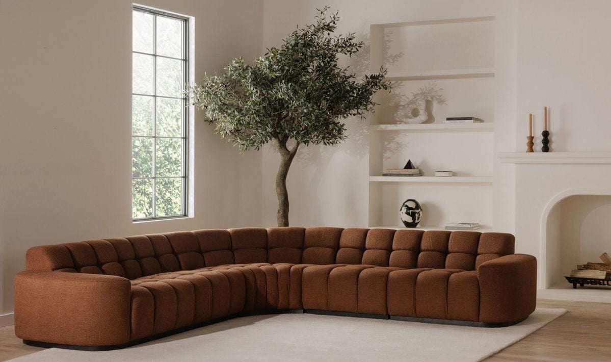 Home Atelier Lewis Boucle Side Chaise Sofa
