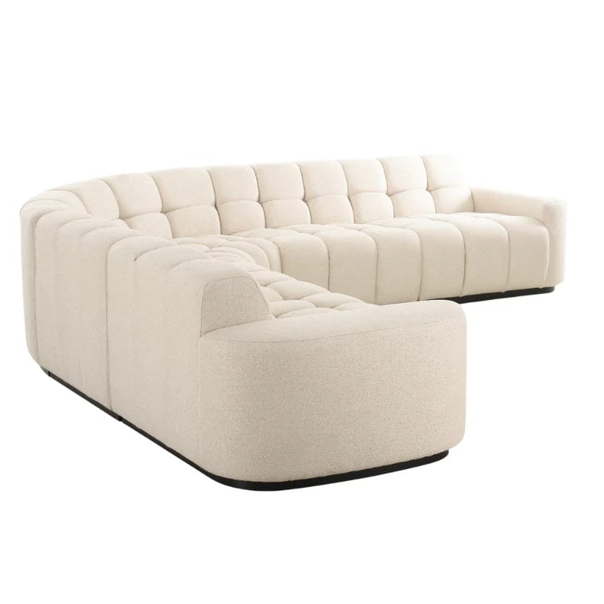 Home Atelier Lewis Boucle Side Chaise Sofa