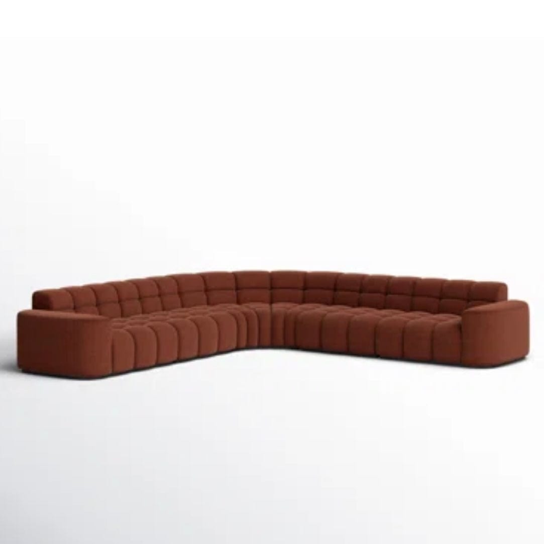 Home Atelier Lewis Boucle Side Chaise Sofa