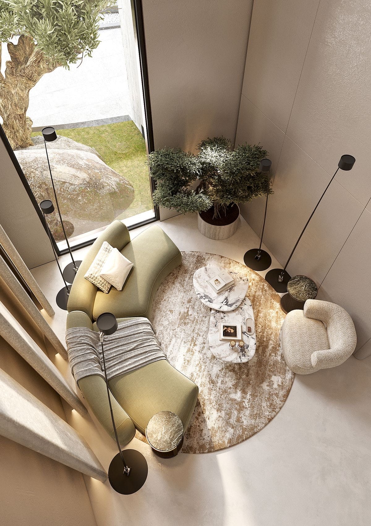 Home Atelier Liam Curve Sofa