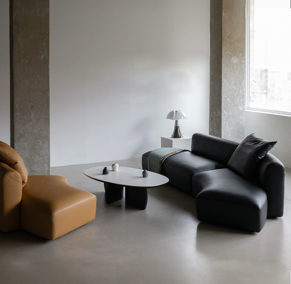 Home Atelier Liam Scratch Resistant Curve Sofa