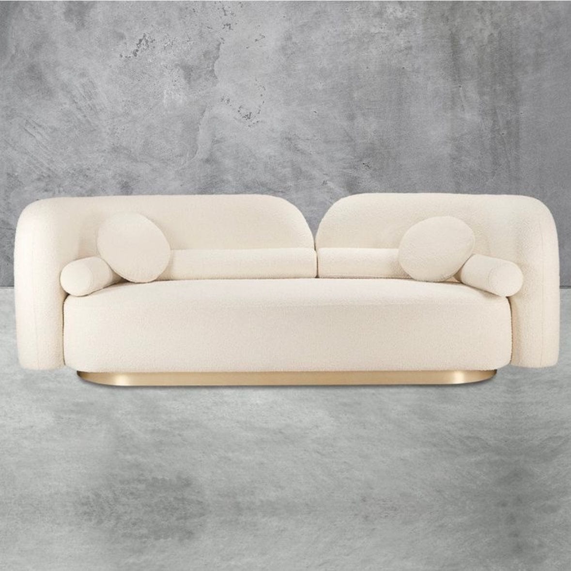 Home Atelier Linux Boucle Curve Sofa