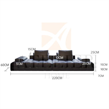 Home Atelier Liston Scratch Resistant Customise Bay Window Sofa
