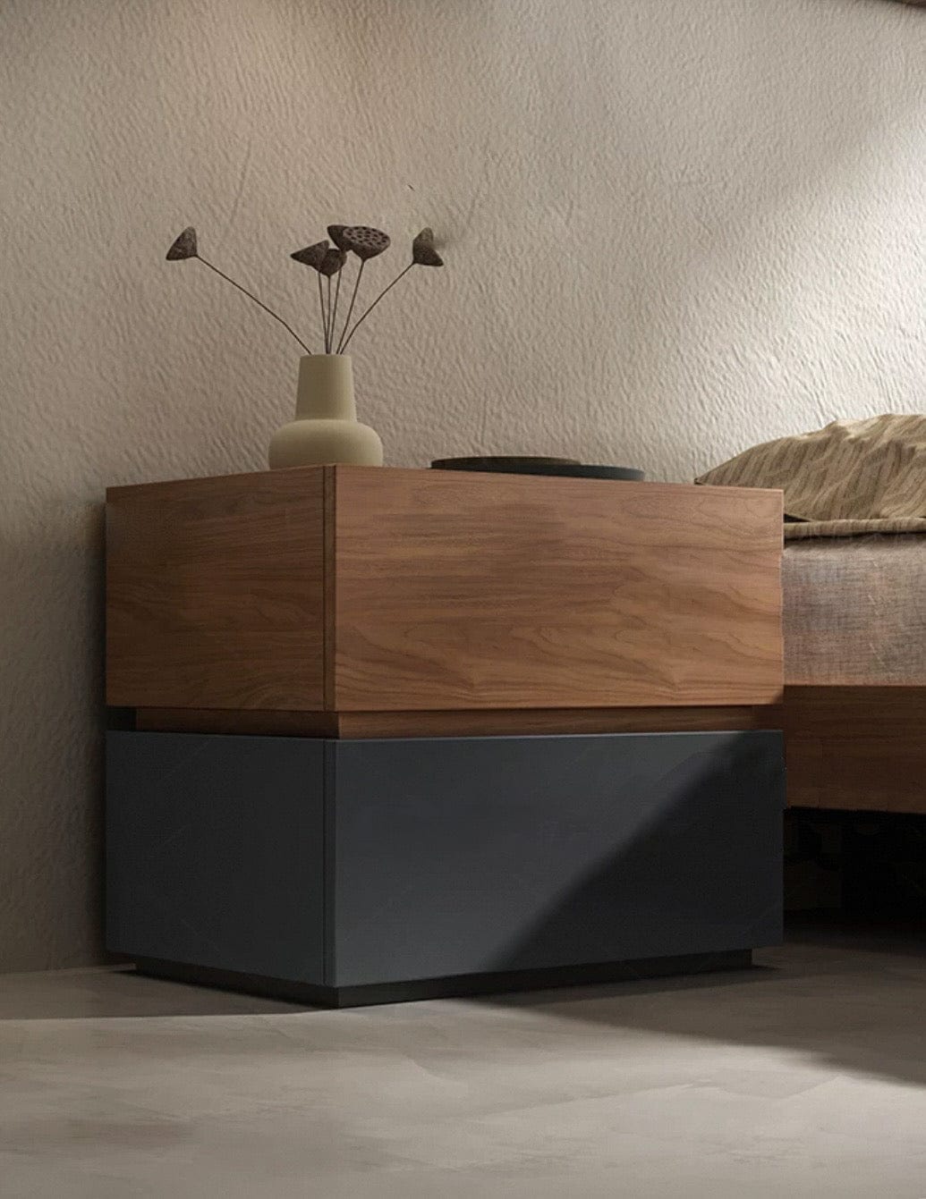 Home Atelier Lorista Wooden Storage Bed Frame