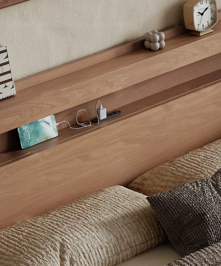 Home Atelier Lorista Wooden Storage Bed Frame