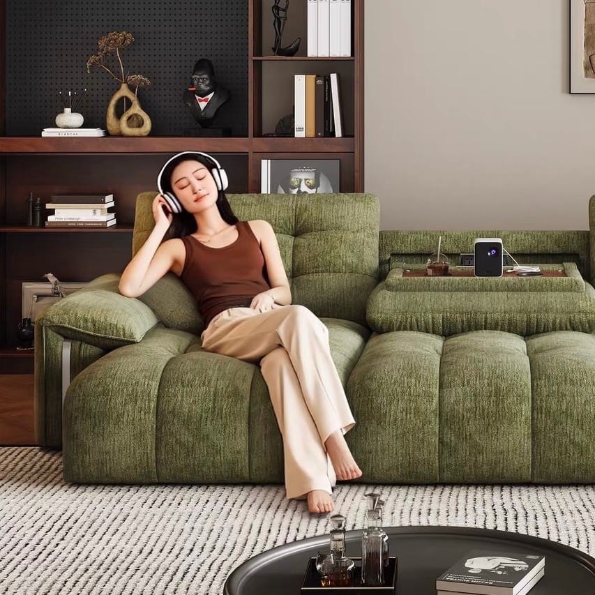 Home Atelier Loures Scratch Resistant Electric Extendable Sofa Bed (Copy)