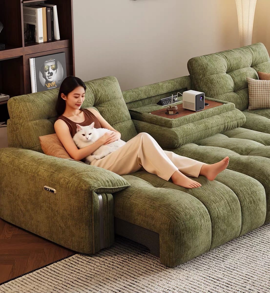 Home Atelier Loures Scratch Resistant Electric Extendable Sofa Bed (Copy)