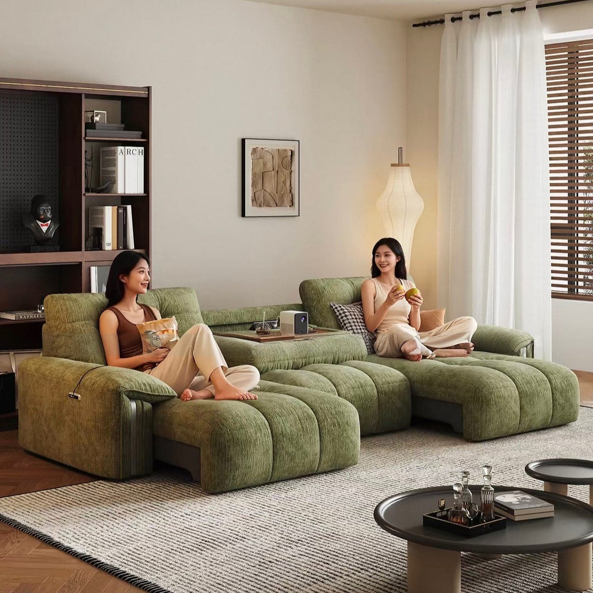 Home Atelier Loures Scratch Resistant Electric Extendable Sofa Bed (Copy)