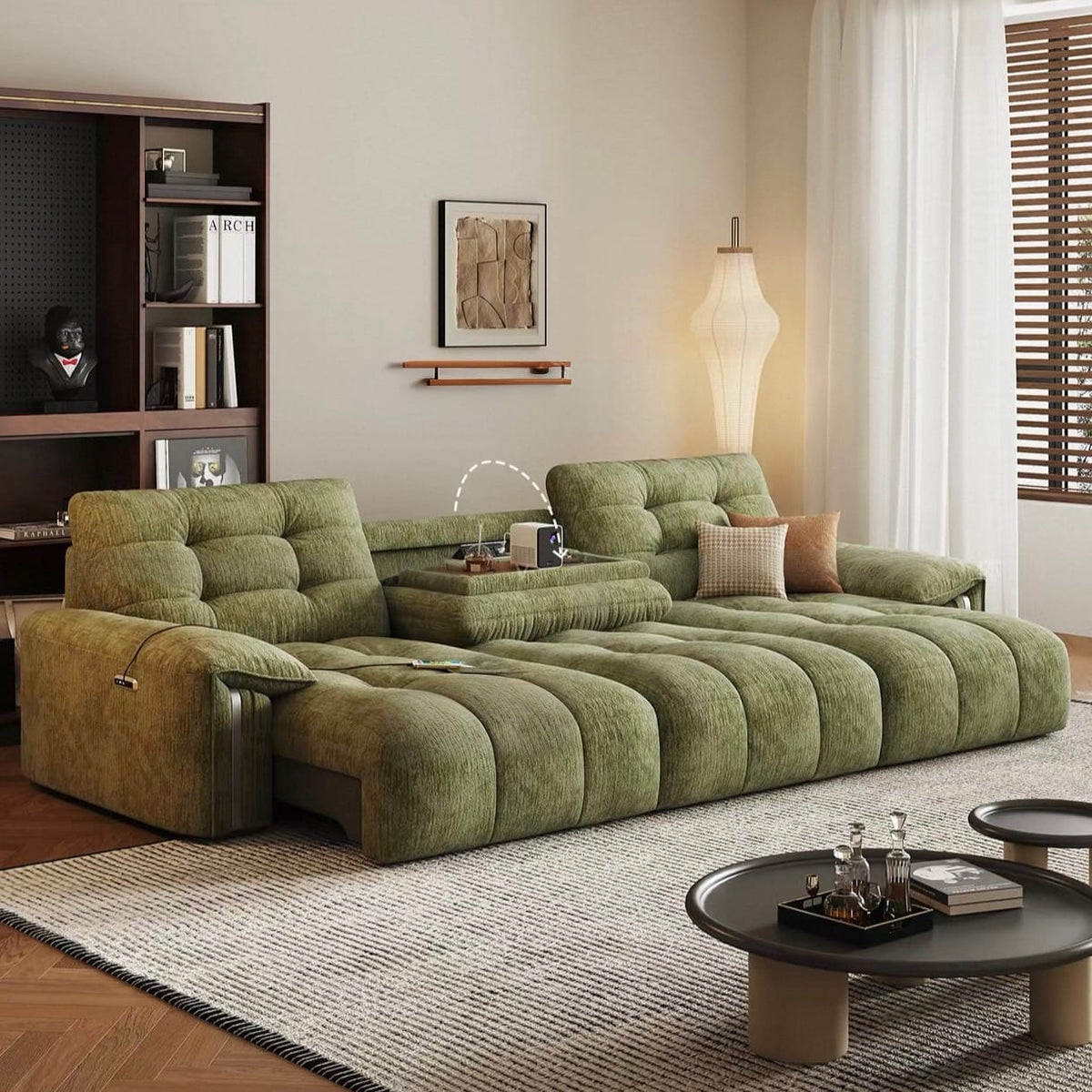 Home Atelier Loures Scratch Resistant Electric Extendable Sofa Bed (Copy)