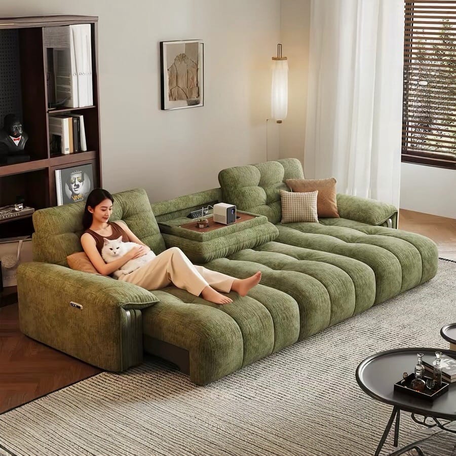Home Atelier Loures Scratch Resistant Electric Extendable Sofa Bed (Copy)