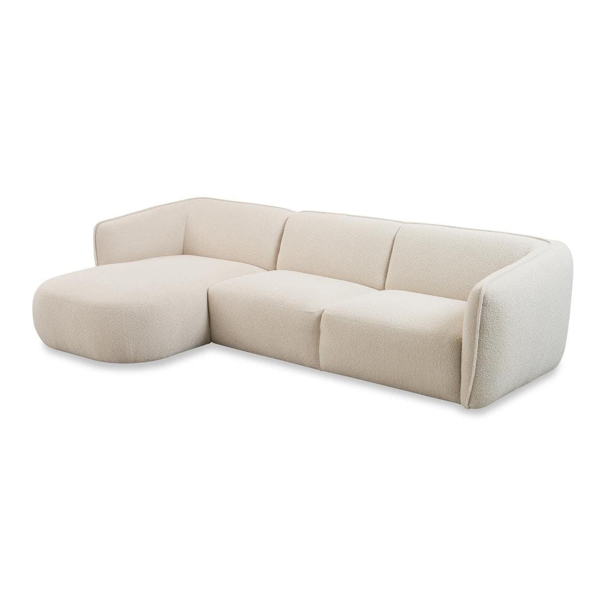 Home Atelier Lourve Designer Sectional Round Chaise Sofa