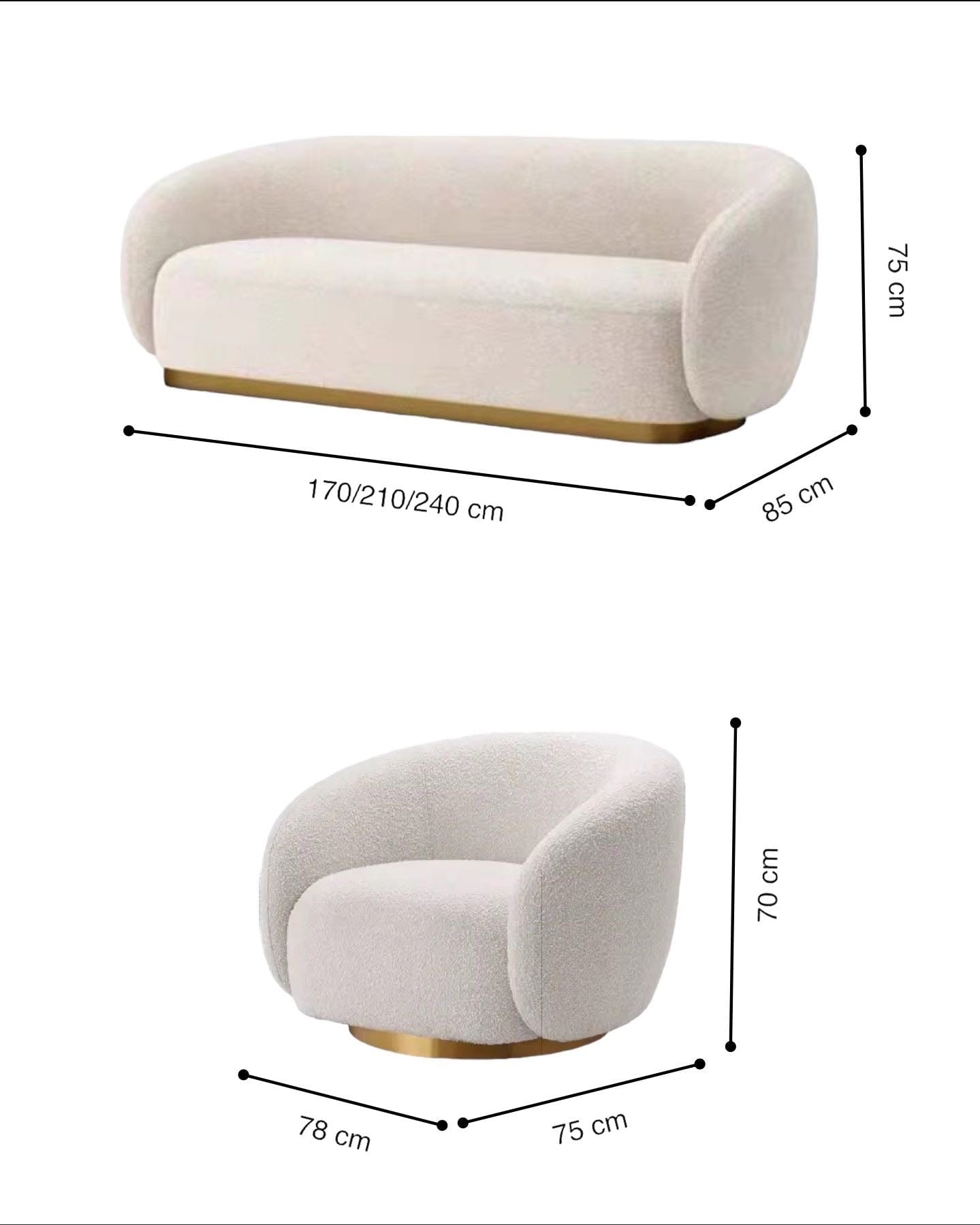 Home Atelier Luca Curve Sofa